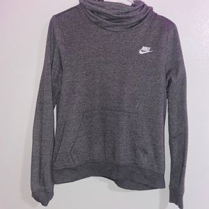 gray nike hoodie